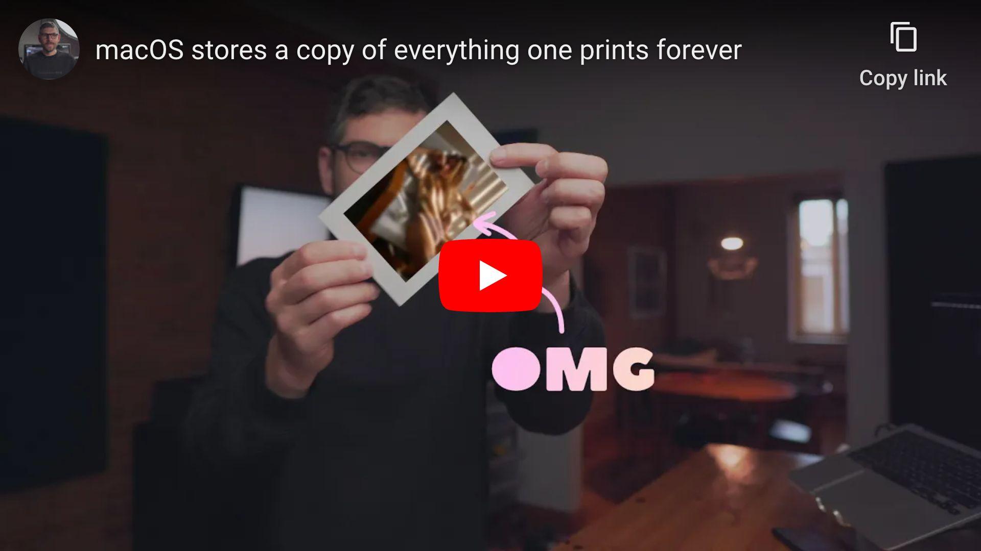 macOS stores a copy of everything one prints forever